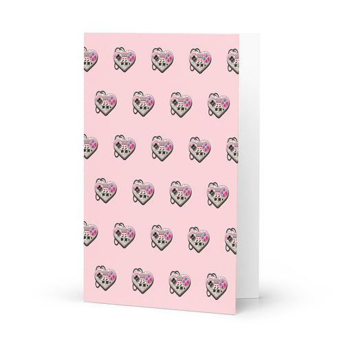 Video Gamer Valentine's Day Greeting Card